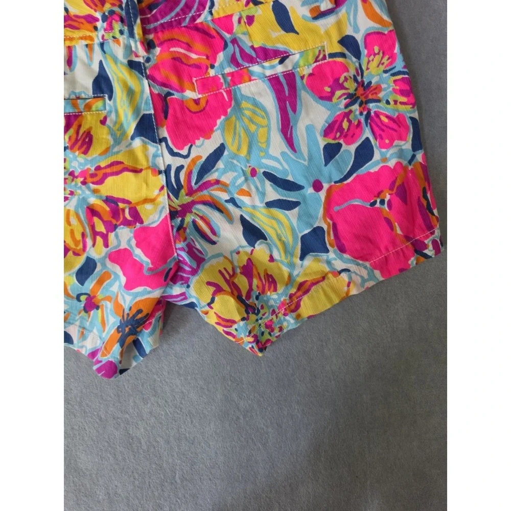 Lilly Pulitzer Women's Callahan Chino Shorts Floral Multicolor Size 4
